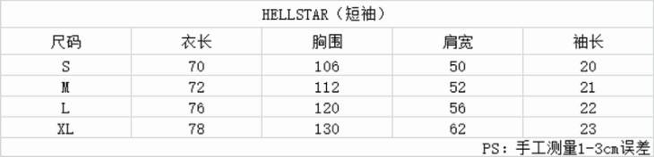 Picture of Hellstar T Shirts Short _SKUHellstarS-XLpktrHS-0910093